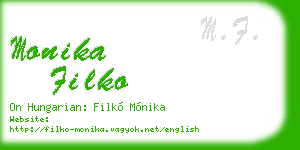 monika filko business card
